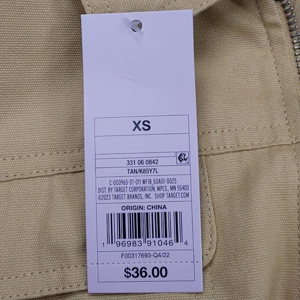Women's Cropped Utility Jacket | Wild Fable | X Small - Picture 11 of 14